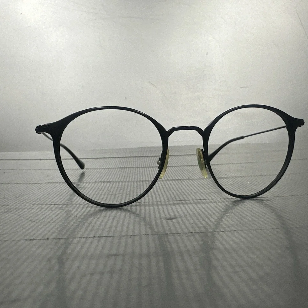 Ray-Ban RB 6378 2904 Black Round Metal Eyeglasses FRAMES ONLY 49[]21-145